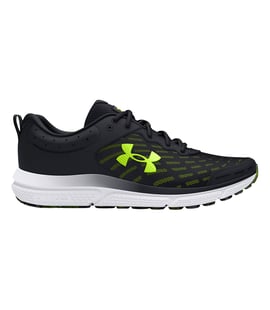 Under Armour Charged Assert 10 Ayakkabı Siyah Yeşil