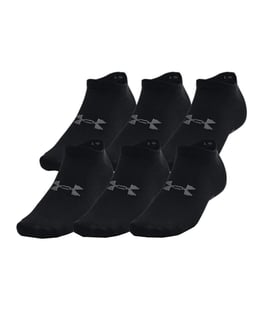 Under Armour Essential No Show 6'Lı Çorap Siyah