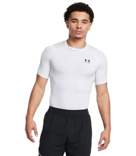 Under Armour Heatgear Armour Kısa Kollu T-Shirt Beyaz