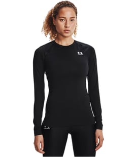 Under Armour HeatGear Compression Kadın Uzun Kollu T-Shirt Siyah