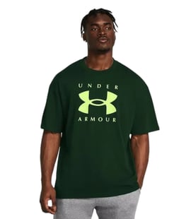 Under Armour Heavyweight Oversize Kısa Kollu T-Shirt Yeşil
