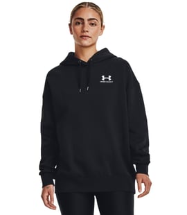 Under Armour Icon Fleece Kadın Oversize Sweatshirt Siyah