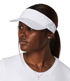 Under Armour Iso-Chill Velociti Kadın Visor Şapka Beyaz