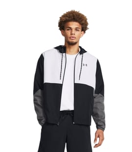 Under Armour Legacy Rüzgarlık Siyah Beyaz Gri
