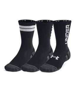 Under Armour Perf Tech Nov 3'Lü Paket Crew Çorap Siyah Beyaz