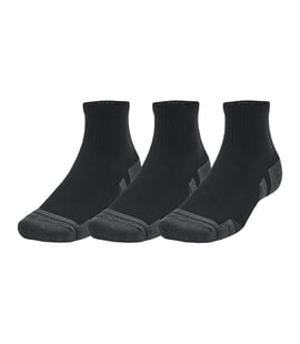 Under Armour Performance Tech 3'lü Paket Quarter Çorap Siyah Gri