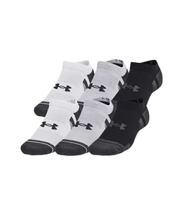 Under Armour Performance Tech No Show 6'Lı Paket Çorap Gri