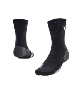 Under Armour Project Rock ArmourDry Playmaker Çorap Siyah Gri