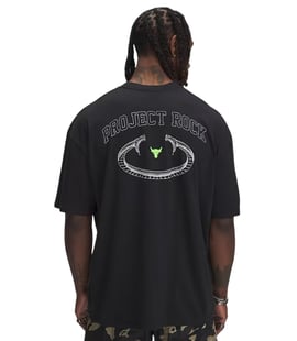 Under Armour Project Rock Heavyweight Kısa Kollu T-Shirt Siyah