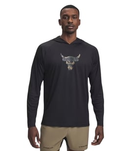 Under Armour Project Rock Iso-Chill Kapüşonlu Sweatshirt Siyah