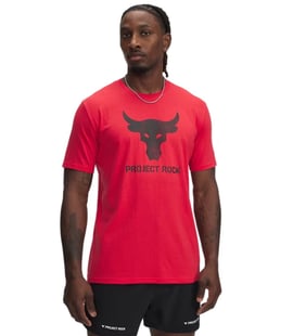 Under Armour Project Rock Payoff Graphic Kısa Kollu T-Shirt Kırmızı