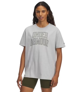 Under Armour Rival Campus Oversize Kadın T-Shirt Gri