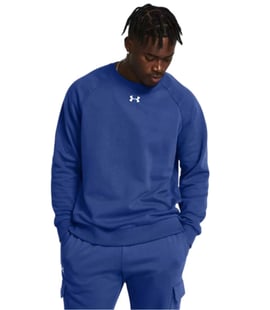 Under Armour Rival Fleece Crew Sweatshirt Mavi