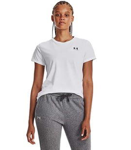 Under Armour Sportstyle Left Chest Kadın Kısa Kollu T-Shirt Beyaz