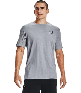 Under Armour Sportstyle Left Chest T-Shirt Gri