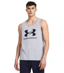 Under Armour Sportstyle Logo Tank Atlet Gri