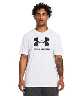 Under Armour Sportstyle Logo Update Kısa Kollu T-Shirt Beyaz