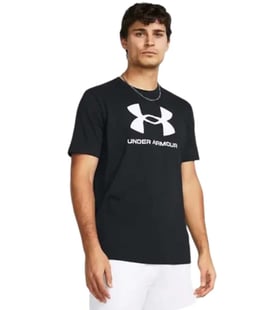 Under Armour Sportstyle Logo Update Kısa Kollu T-Shirt Siyah