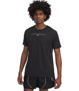 Under Armour Stacked Logo Kısa Kollu T-Shirt Siyah