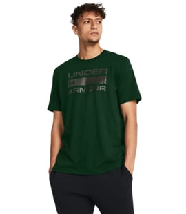 Under Armour Team Issue Wordmark T-Shirt Koyu Yeşil