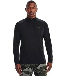 Under Armour Tech 1/2 Zip Yarım Fermuarlı Sweatshirt Siyah