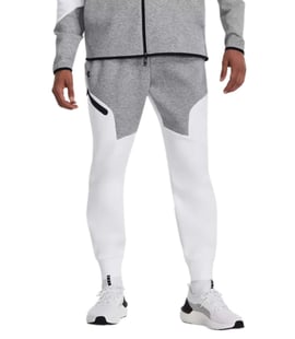Under Armour Unstoppable Flecee Eşofman Altı Beyaz Gri