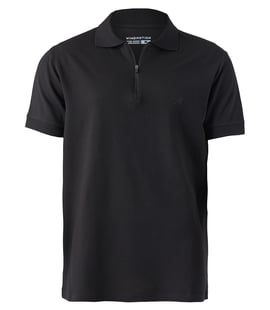 Windmotion Petaka Polo Yaka T-Shirt Siyah
