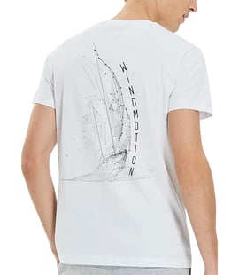 Windmotion Taila Kısa Kollu T-Shirt Beyaz