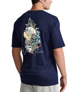 Windmotion Torse Kısa Kollu T-Shirt Lacivert