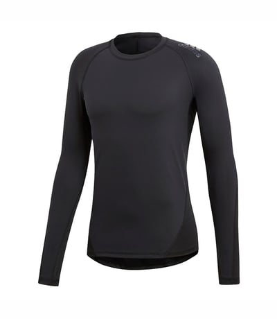 Adidas Alphaskin Sport Uzun Kollu T-Shirt Siyah