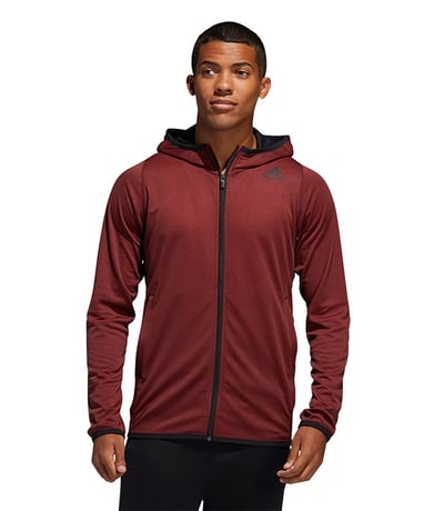 Adidas Freelift Hoodie Fermuarlı Kapüşonlu Sweatshirt Kırmızı