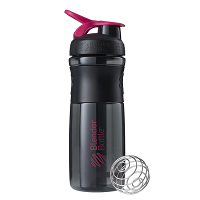 Blender Bottle Sportmixer Siyah Pembe 760 ml