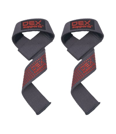 Dex Supports Lifting Strap Gri Kırmızı