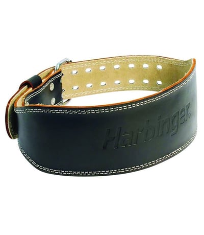 Harbinger 4'' Padded Leather Belt Deri Ağırlık Kemeri Siyah