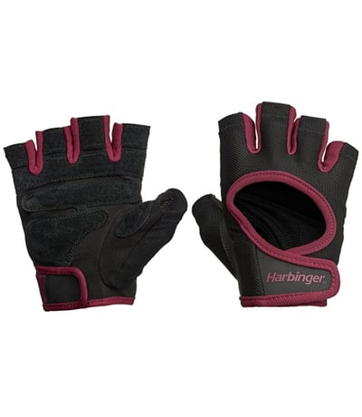 Harbinger Wmns Power Gloves Kadın Eldiven Siyah Bordo