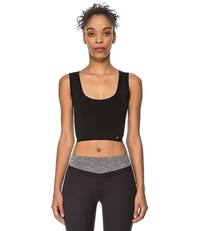 Jerf Linden Crop Top Siyah