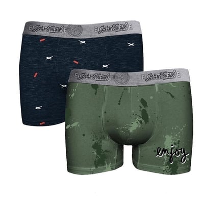 John Frank İkili Eighty Five Boxer Çok Renkli