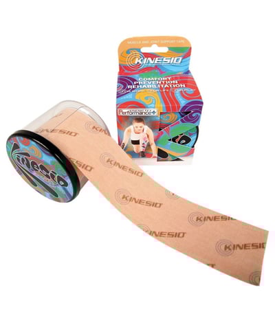 Kinesio Tape Tex Performance+ 5 cm X 5 m Logolu Ağrı Bandı Ten