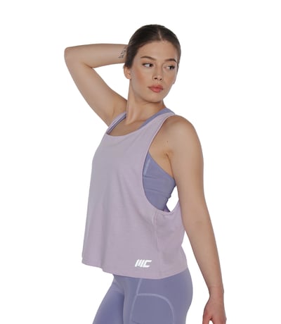 MuscleCloth Elise Çapraz Sırtlı Atlet Lila