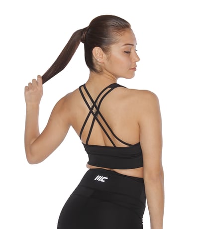 MuscleCloth Elise Sporcu Sütyeni Siyah