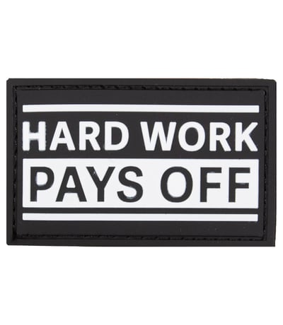 MuscleCloth Hard Work Pays Off Patch 8x5 Cm