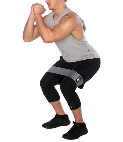 MuscleCloth Loop Band Direnç Bandı Sert Gri