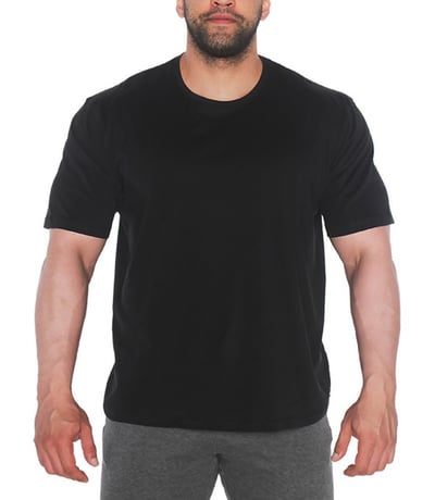 MuscleCloth Oversize T-Shirt Siyah
