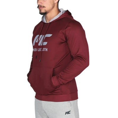 MuscleCloth Pro Kapüşonlu Sweatshirt Bordo