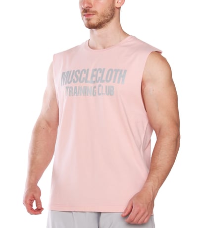 MuscleCloth Training Club Drop Arm Kolsuz T-Shirt Somon