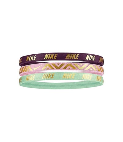 Nike Metallic Youth Headbands 3'lü Saç Bandı Çok Renkli