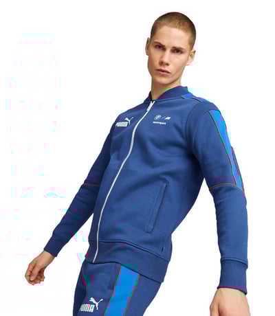 Puma Bmw Mms Mt7 Fermuarlı Sweatshirt Mavi