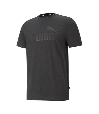 Puma Ess Heather Tee T-Shirt Koyu Gri