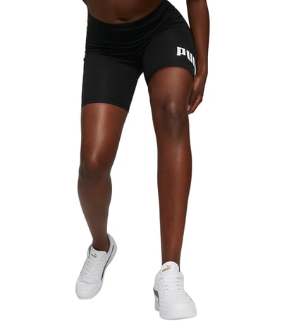 Puma Essentials Logo Kadın Şort Tayt Siyah