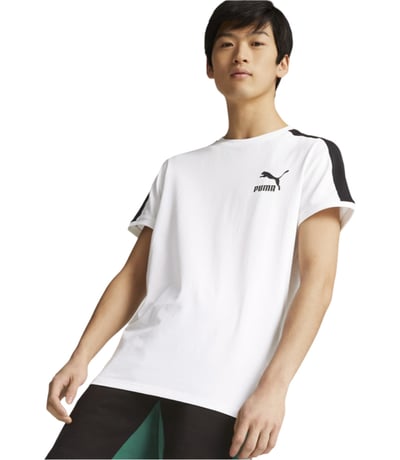 Puma T7 Iconic Kısa Kollu T-Shirt Beyaz